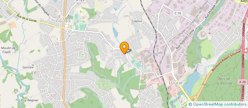 localisation de l'entreprise SCI DE BUXEROLLES à COUZEIX