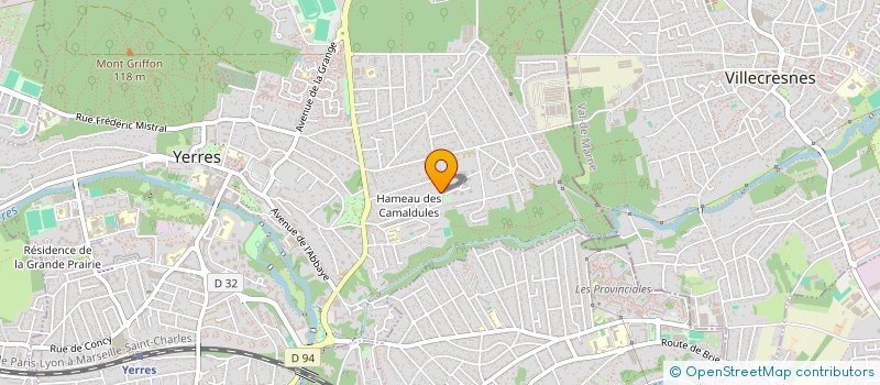 localisation de l'entreprise SCI DE CAD  YERRES