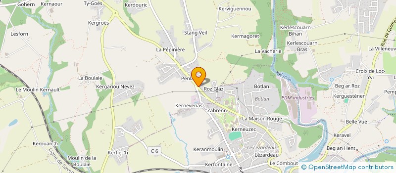 localisation de l'entreprise SCI DE CADELAC  MELLAC