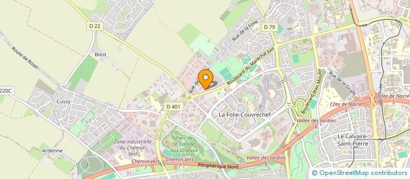 localisation de l'entreprise SCI DE CAEN NEUSTRIE à CAEN