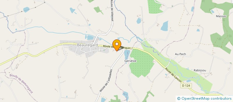 localisation de l'entreprise SCI DE CAILLAC  BOUDY-DE-BEAUREGARD