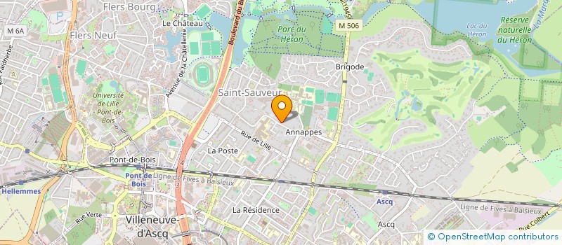 localisation de l'entreprise SCI DE CALAIS  LILLE