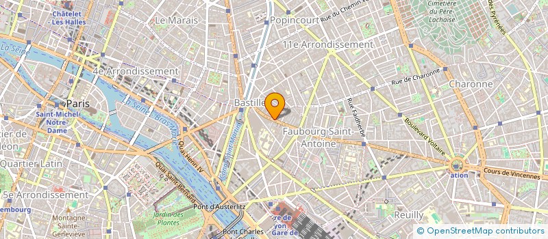 localisation de l'entreprise SCI DE CALLENVILLE  PARIS 11