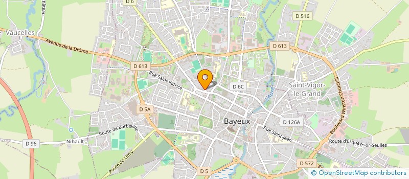 localisation de l'entreprise SCI DE CALLEVILLE  BAYEUX