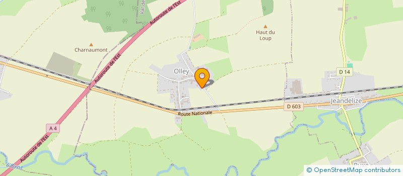 localisation de l'entreprise SCI DE CALY  OLLEY