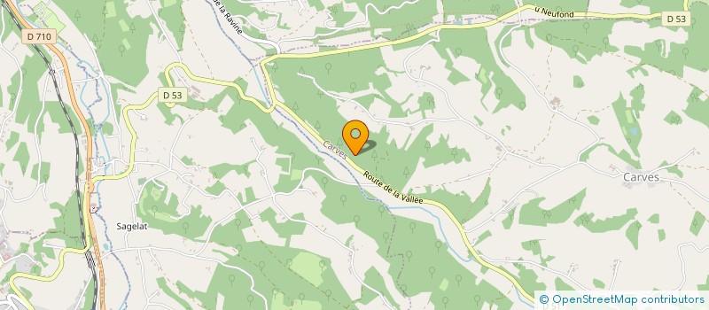 localisation de l'entreprise SCI DE CAMPAGNE  SIORAC-EN-PERIGORD