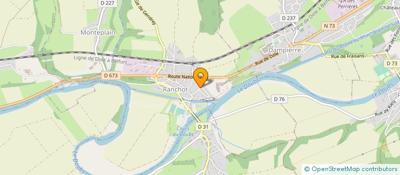 localisation de l'entreprise SCI DE CAMPOS  RANCHOT