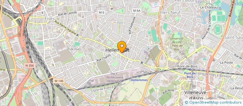 localisation de l'entreprise SCI DE CAMUT FAIDHERBE à LILLE