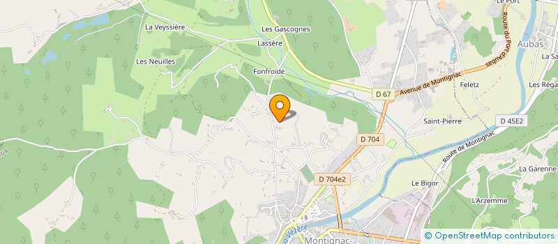 localisation de l'entreprise SCI DE CANA à MONTIGNAC-LASCAUX