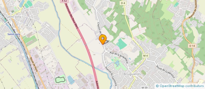 localisation de l'entreprise SCI DE CANET  BRUGUIERES