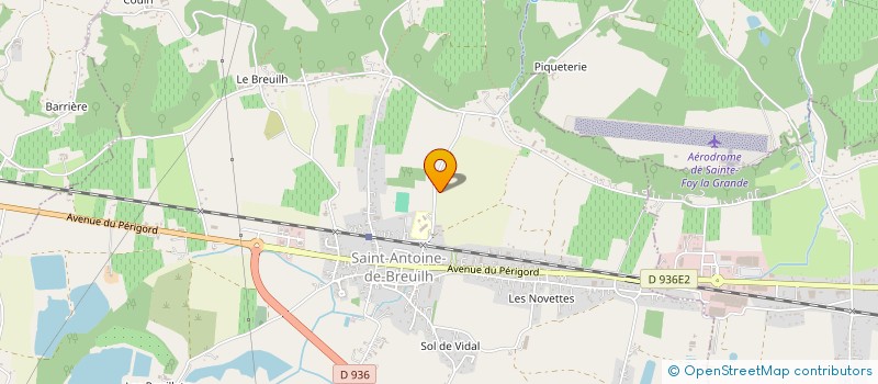 localisation de l'entreprise SCI DE CANTALAUDE  MONTCARET