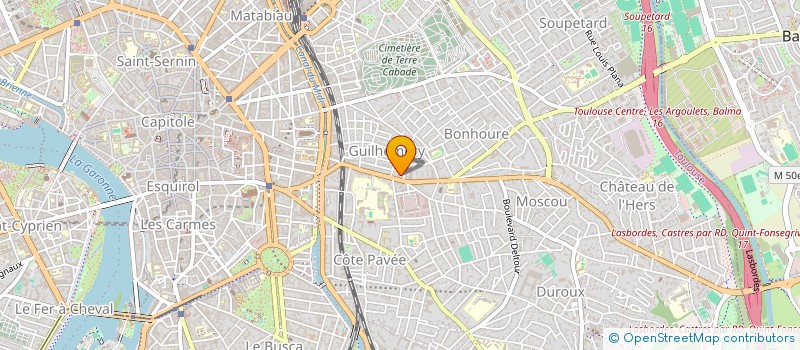 localisation de l'entreprise SCI DE CANTELOUP à TOULOUSE