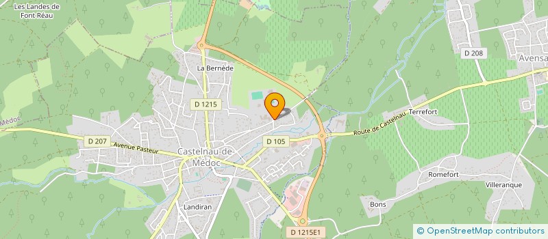 localisation de l'entreprise SCI DE CANTERANNE  CASTELNAU-DE-MEDOC