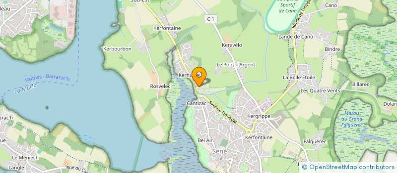 localisation de l'entreprise SCI DE CANTIZAC  SENE