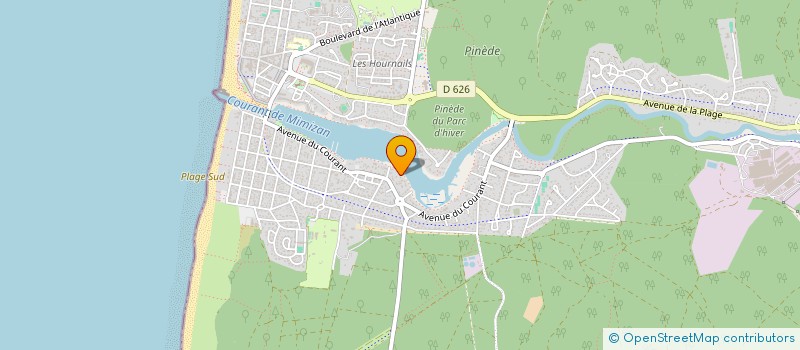 localisation de l'entreprise SCI DE CAOUT  MIMIZAN