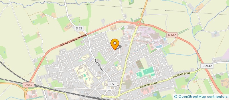 localisation de l'entreprise SCI DE CAP EST  HAZEBROUCK