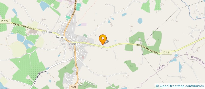 localisation de l'entreprise SCI DE CAPOUNALS  CASTELNAUD-DE-GRATECAMBE