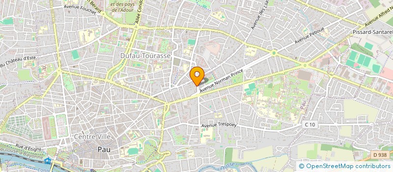 localisation de l'entreprise SCI DE CARBONNIERES à PAU