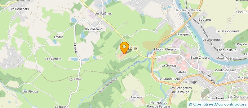 localisation de l'entreprise SCI DE CARCAGNOLLE à SAINT-PRIEST-SOUS-AIXE
