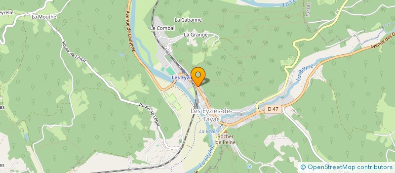 localisation de l'entreprise SCI DE CARCASSONNE ET VIREGAL  LES EYZIES