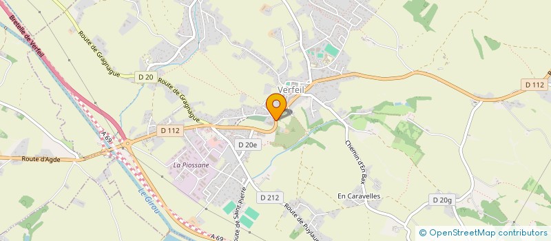 localisation de l'entreprise SCI DE CARDAILHAC  VERFEIL