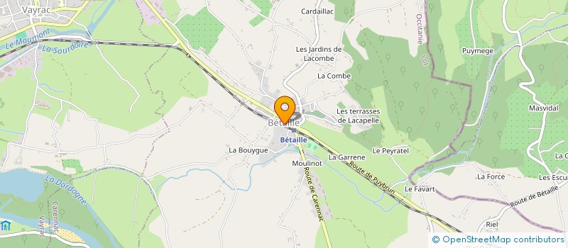 localisation de l'entreprise SCI DE CARENNAC LE GRILLON  CARENNAC