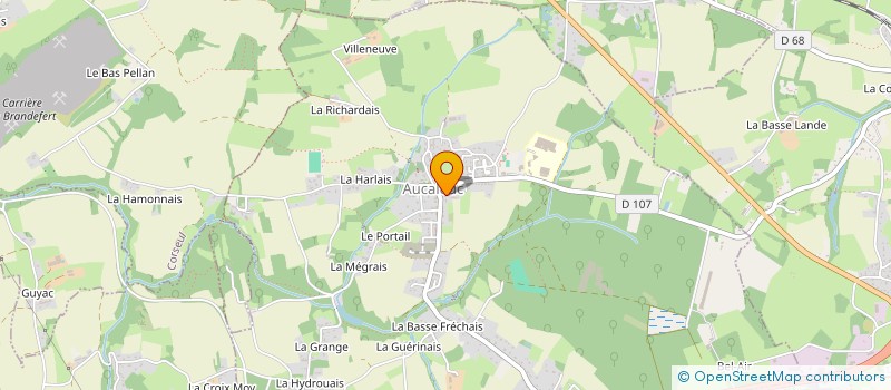 localisation de l'entreprise SCI DE CARHEIL  AUCALEUC