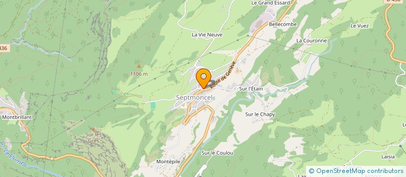 localisation de l'entreprise SCI DE CARICHE  SEPTMONCEL LES MOLUNES