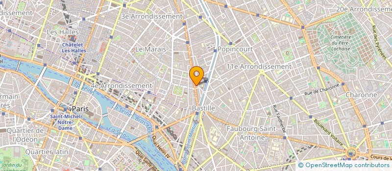 localisation de l'entreprise SCI DE CARITAT  PARIS