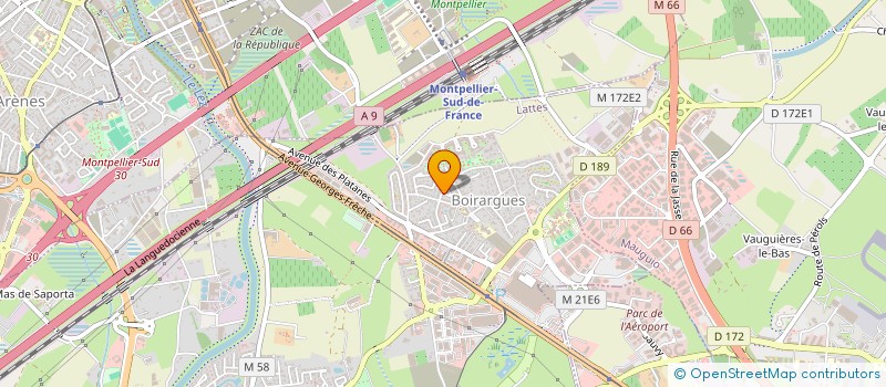 localisation de l'entreprise SCI DE CARNAC à LATTES