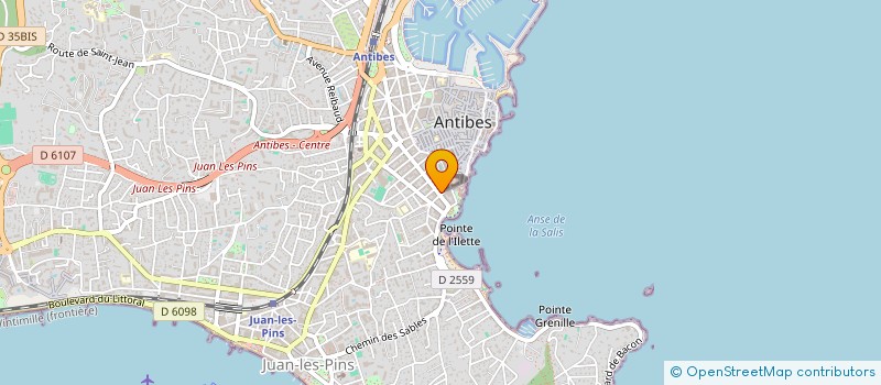 localisation de l'entreprise SCI DE CARONTE à ANTIBES