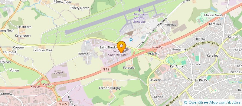 localisation de l'entreprise SCI DE CARPON  BREST