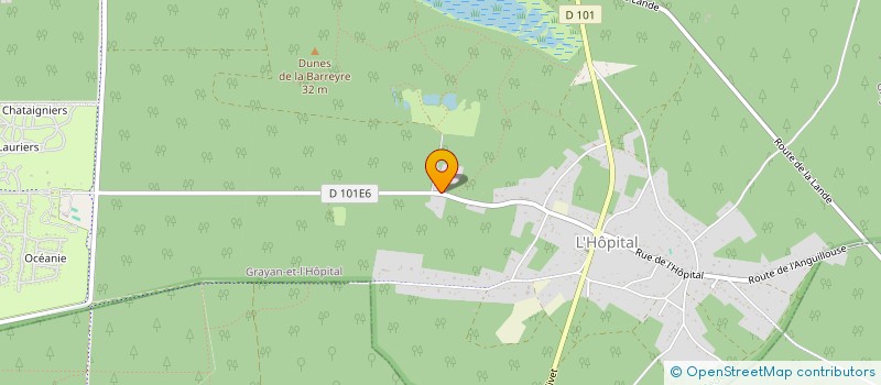 localisation de l'entreprise SCI DE CARREAU  GRAYAN-ET-L'HOPITAL