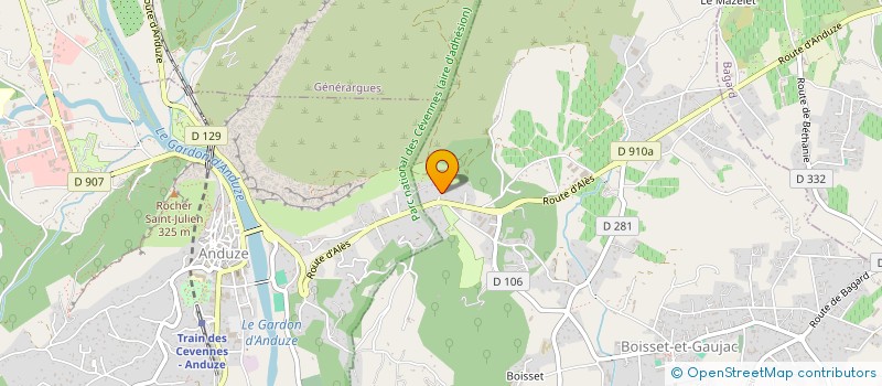 localisation de l'entreprise SCI DE CARSALADE  BOISSET-ET-GAUJAC