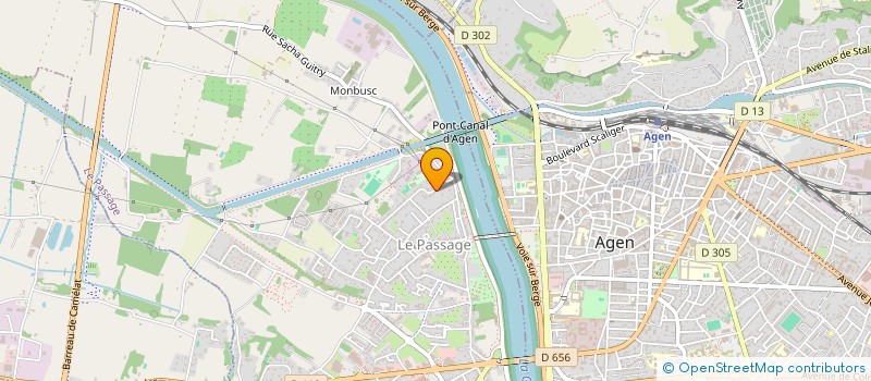 localisation de l'entreprise SCI DE CARSOULE  LE PASSAGE