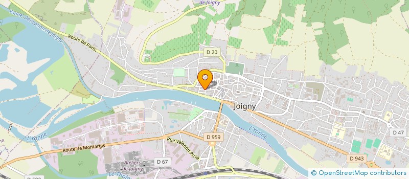 localisation de l'entreprise SCI DE CARVALHO à JOIGNY