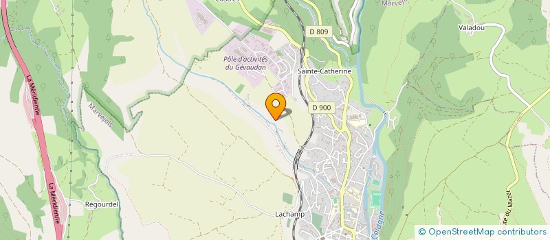 localisation de l'entreprise SCI DE CARVALHO  MARVEJOLS