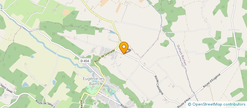 localisation de l'entreprise SCI DE CASSAGNE à EUGENIE-LES-BAINS