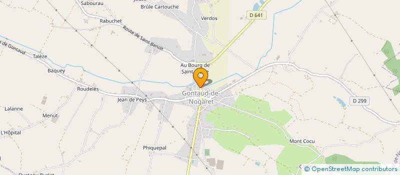 localisation de l'entreprise SCI DE CASTEL  GONTAUD-DE-NOGARET