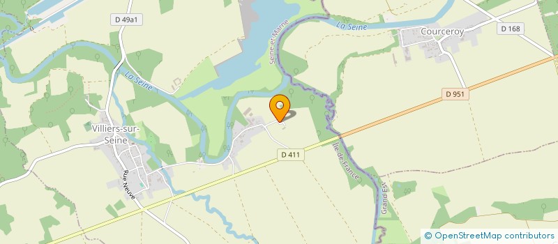 localisation de l'entreprise SCI DE CASTEL ROMANUM  VILLIERS-SUR-SEINE