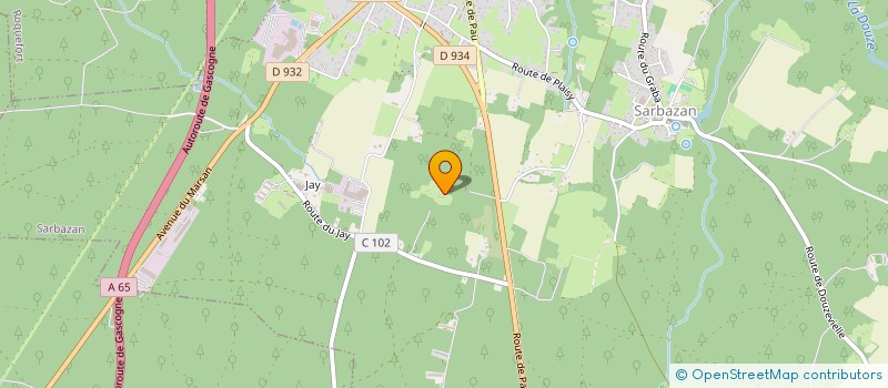 localisation de l'entreprise SCI DE CASTELFRANC  ARUE