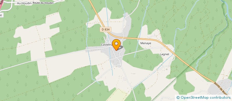 localisation de l'entreprise SCI DE CASTELNAU  SAUGNAC-ET-MURET