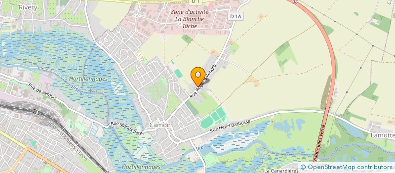 localisation de l'entreprise SCI DE CASTILLE  CAMON