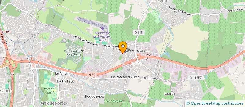 localisation de l'entreprise SCI DE CASTRO  ARTIGUES-PRES-BORDEAUX