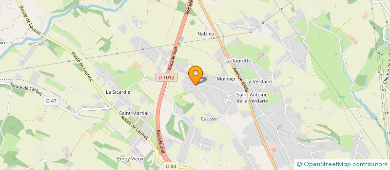 localisation de l'entreprise SCI DE CAUSSE  CASTRES