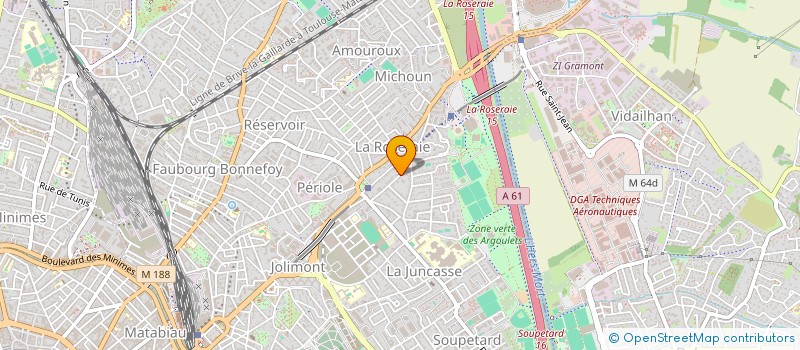 localisation de l'entreprise SCI DE CAUUMONT à TOULOUSE