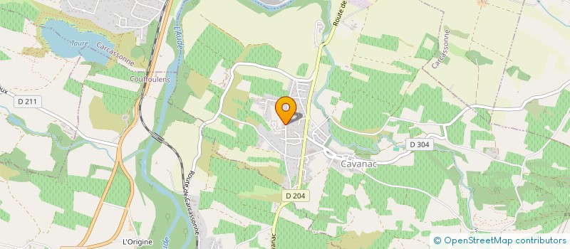 localisation de l'entreprise SCI DE CAVANAC  CAVANAC