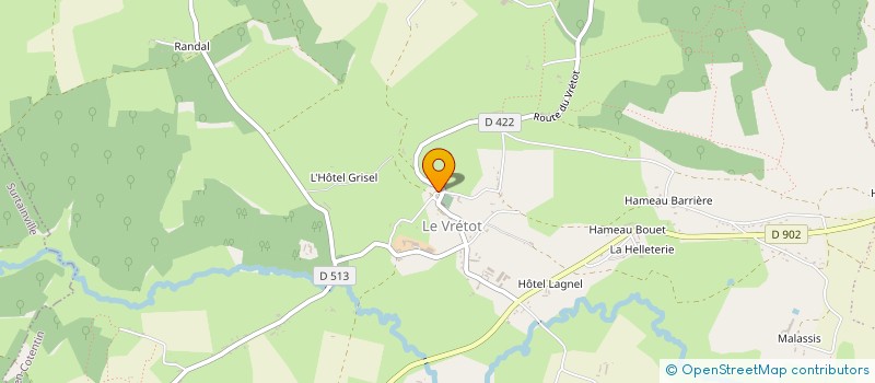 localisation de l'entreprise SCI DE CAVAUDON  COUVILLE