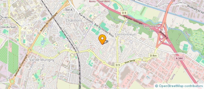 localisation de l'entreprise SCI DE CAYPE  CORMONTREUIL