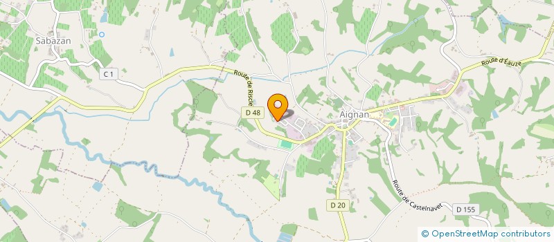 localisation de l'entreprise SCI DE CENDU  AIGNAN